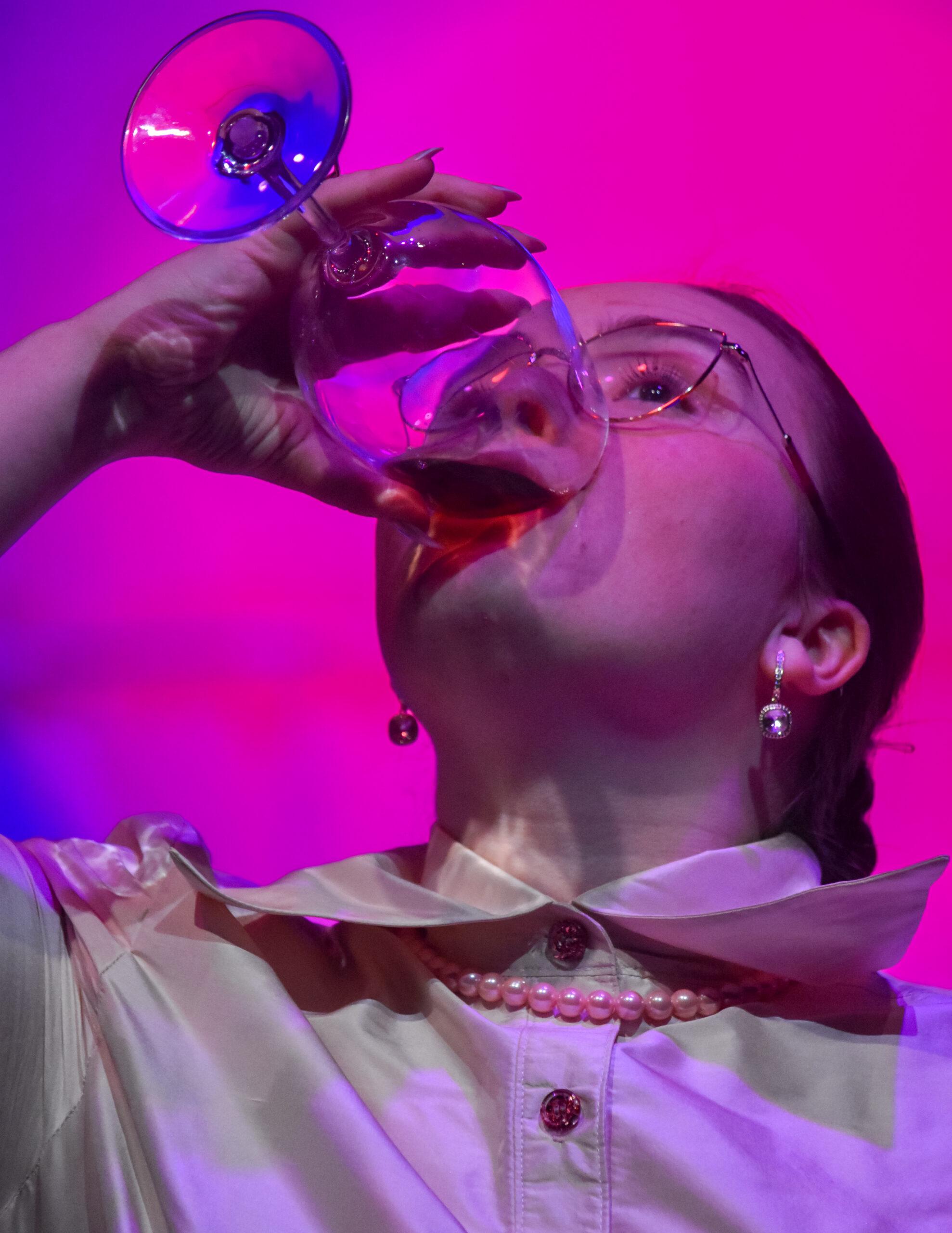 Betty 1 drinking