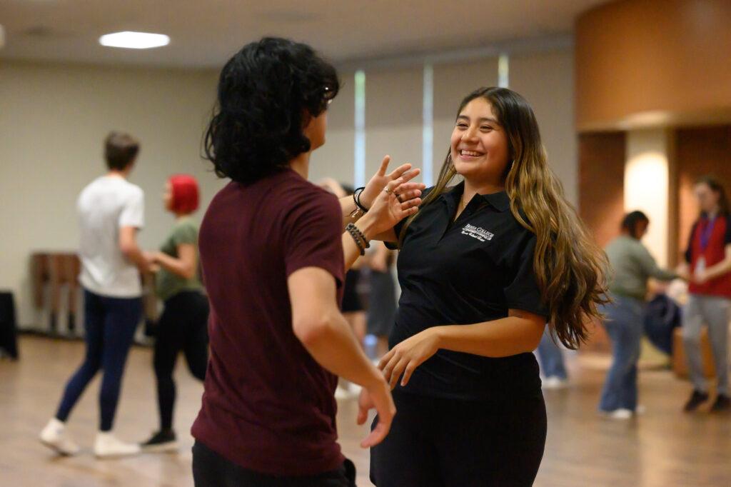 Salsa/Samba lessons sponsored by the ECL